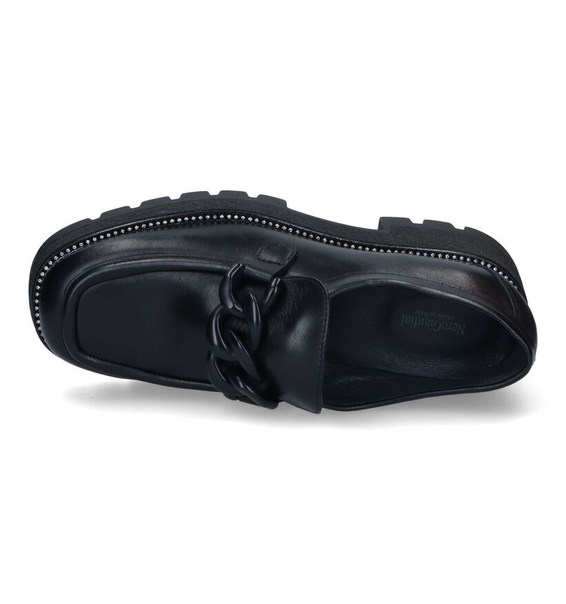 Nerogiardini Zwarte Chunky Mocassins voor dames (329948)