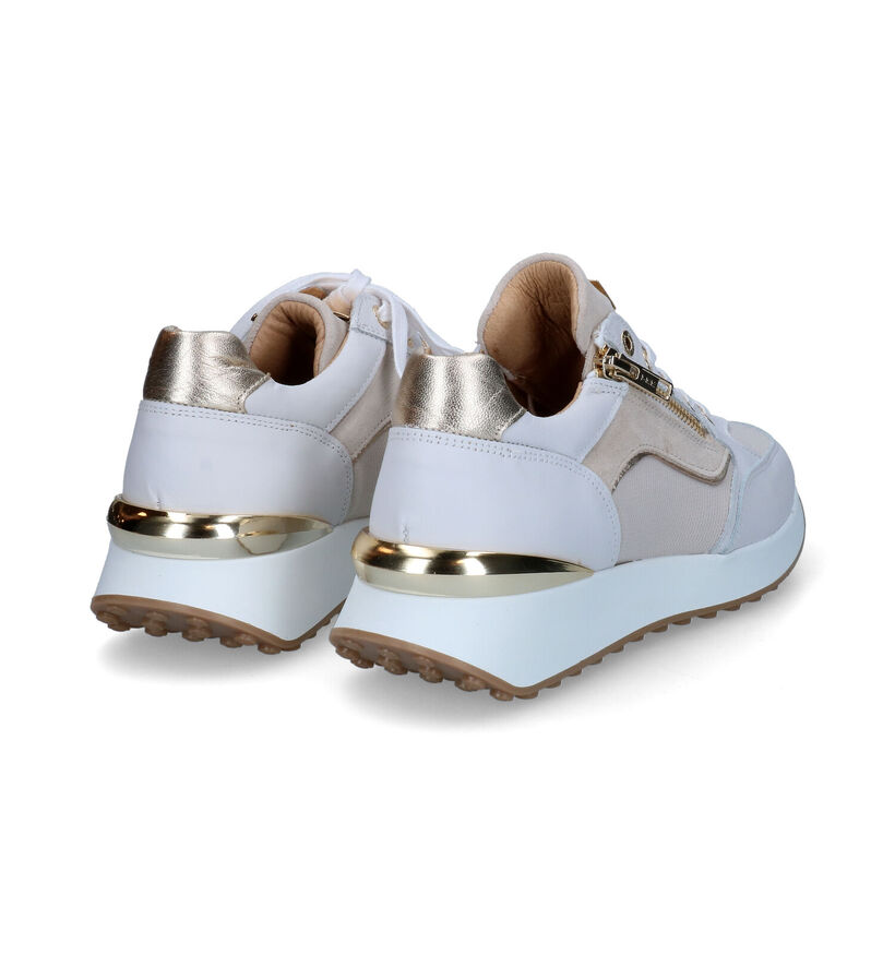 Scapa Beige Sneakers voor dames (307045) - geschikt voor steunzolen