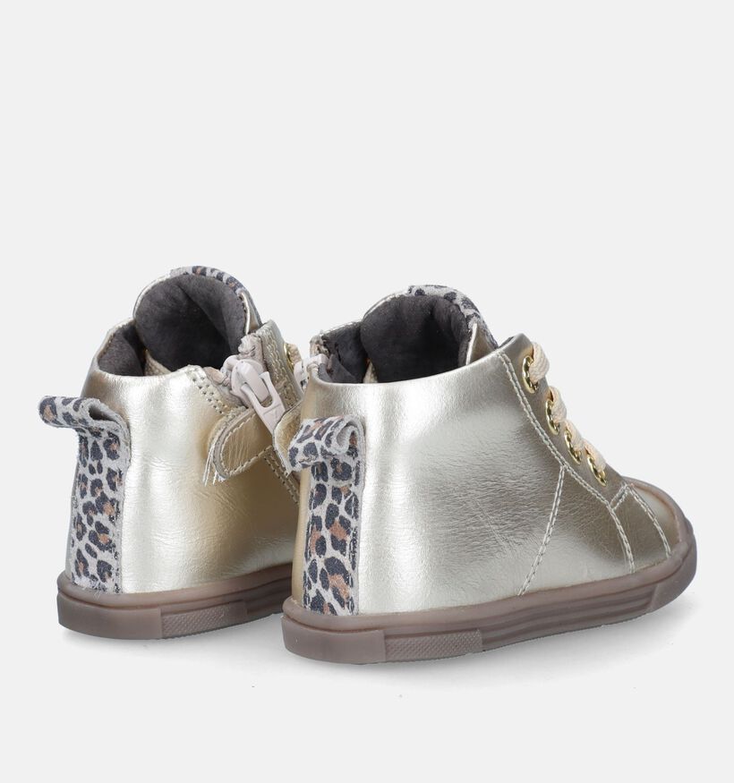 Milo & Mila Gouden Babyschoenen voor meisjes (329685) - geschikt voor steunzolen