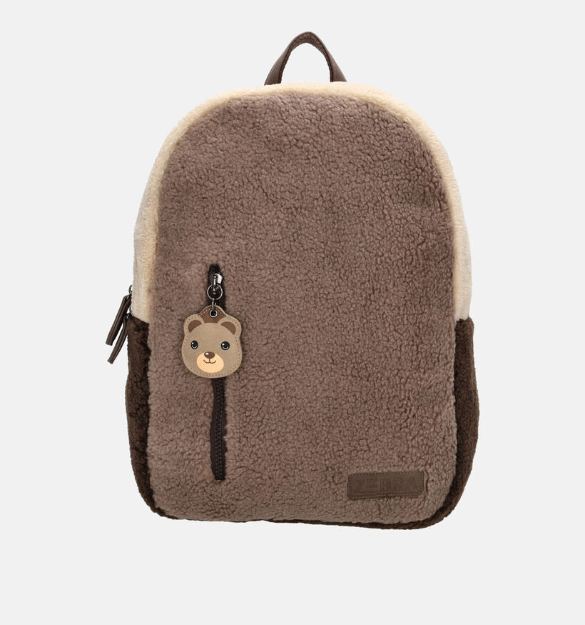 ZEBRA Teddy Sac à dos en Marron pour filles, garçons (364762)