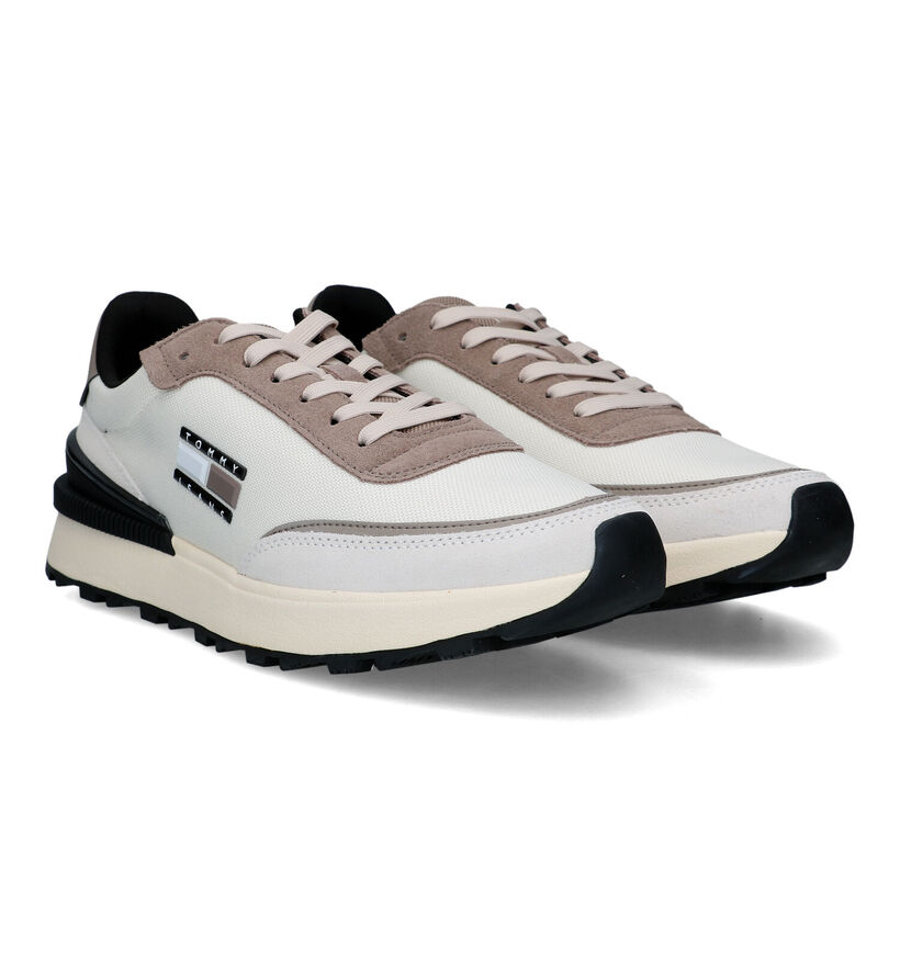 Tommy Hilfiger TJ Techn. Runner Baskets en Blanc pour hommes (318231) - pour semelles orthopédiques