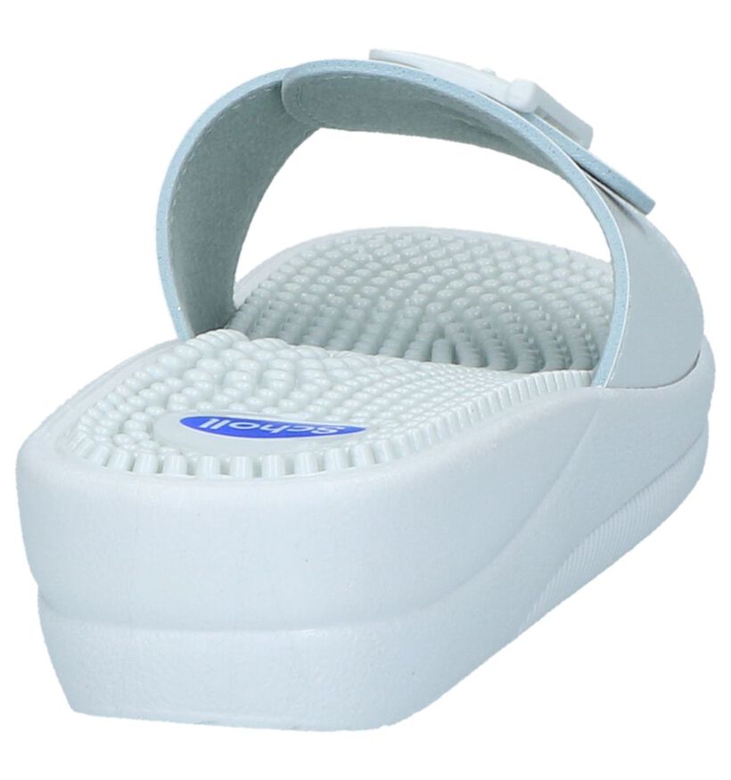 Witte Slippers Scholl New Massage, , pdp