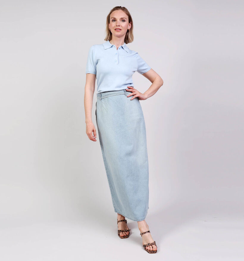 Vila Pal Denim Blauwe Lange Jeansrok voor dames (374281)