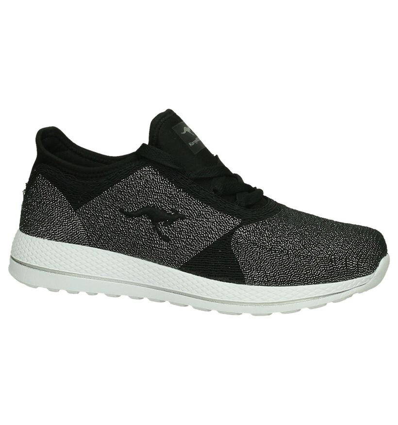 Kangaroos Zwarte Lage Sneakers, , pdp