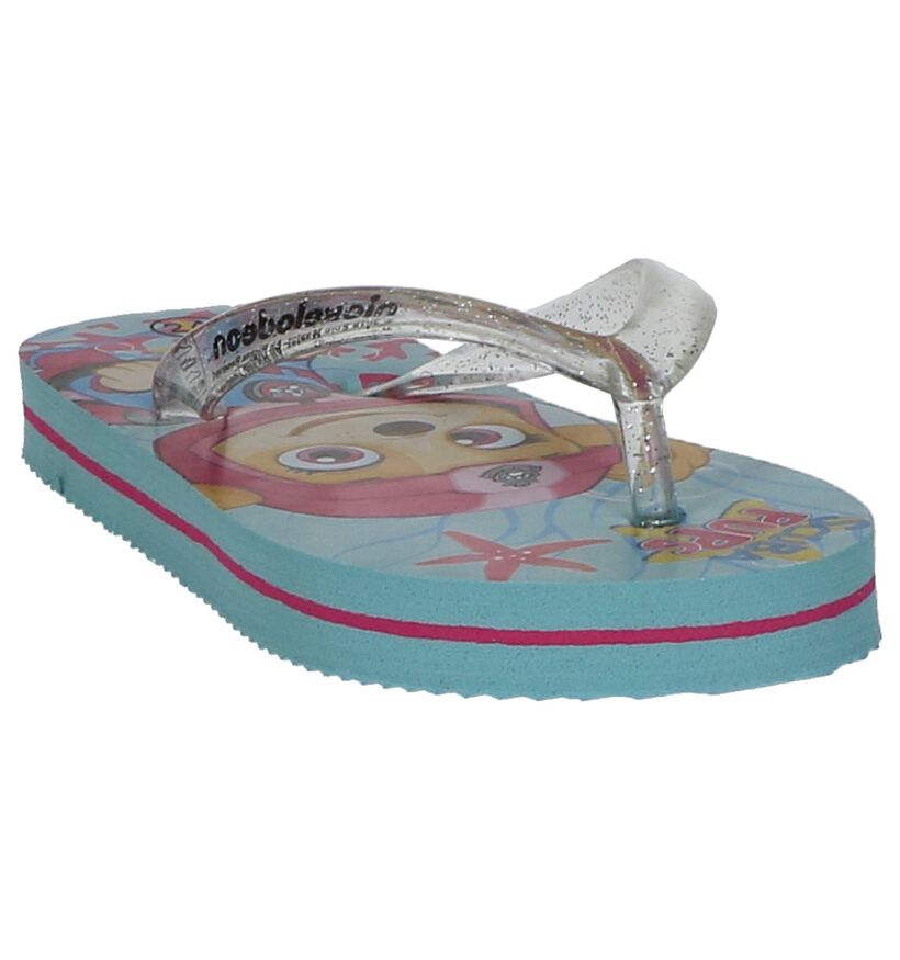 Turquoise Teenslippers Paw Patrol in kunststof (245852)