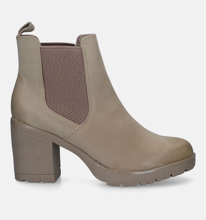 Marco Tozzi Bottines à talons en Taupe pour femmes (330642)