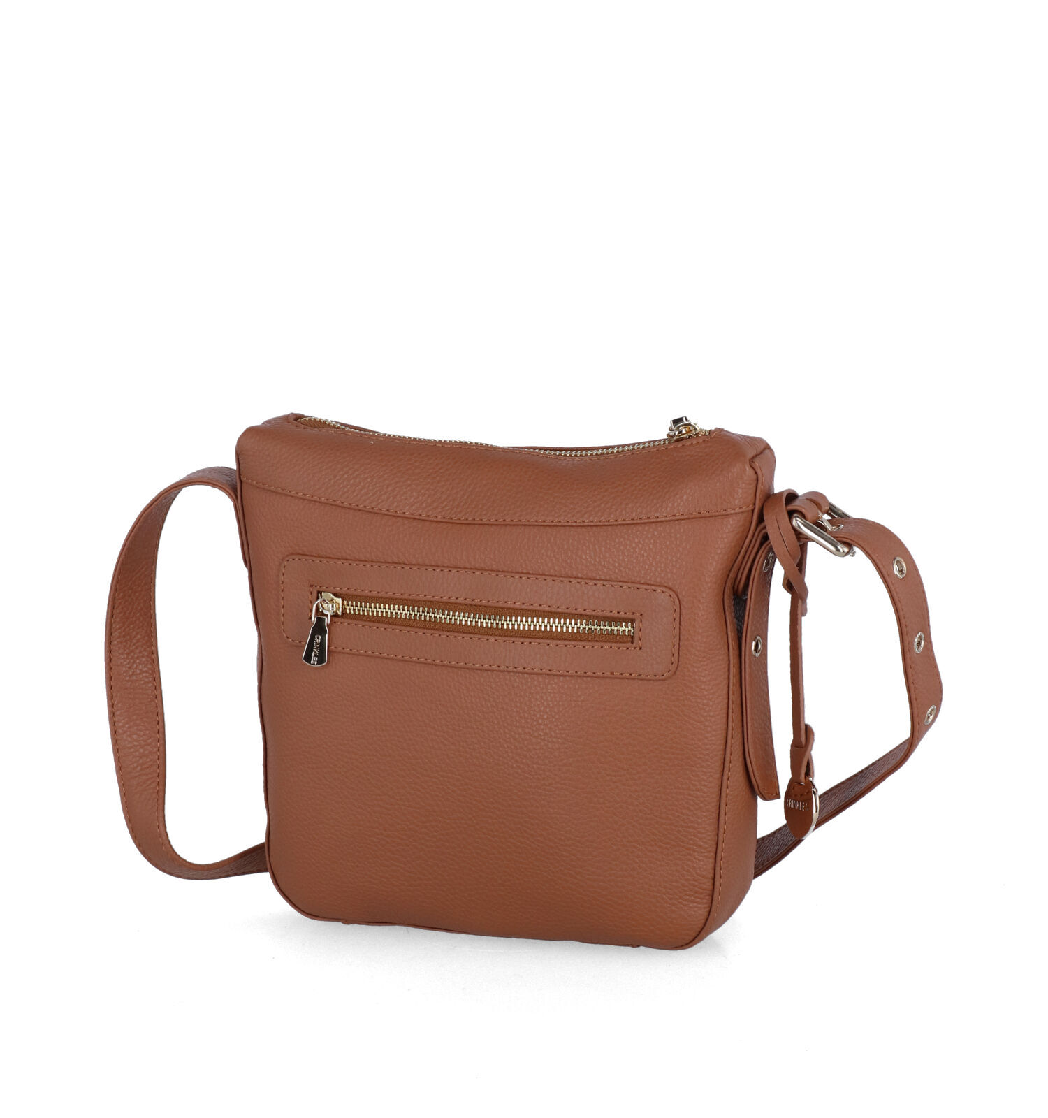 Crinkles Cognac Crossbody Tas Dames Crossbody tassen Online op
