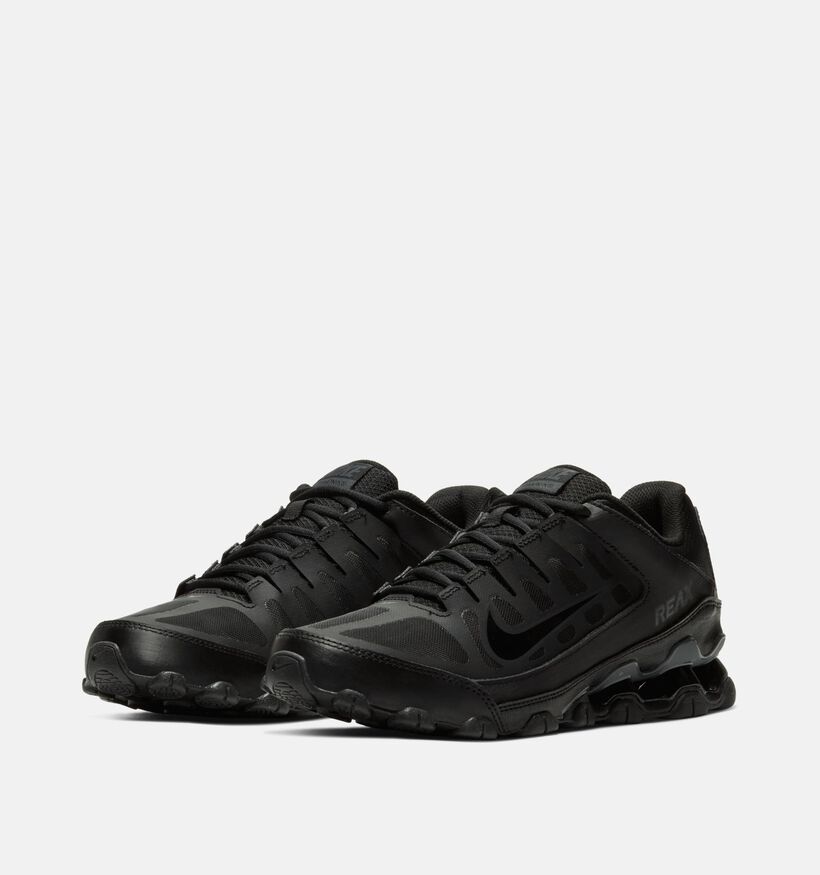 Nike Reax 8 TR Baskets basses en Noir pour hommes (373117) - pour semelles orthop&eacute;diques