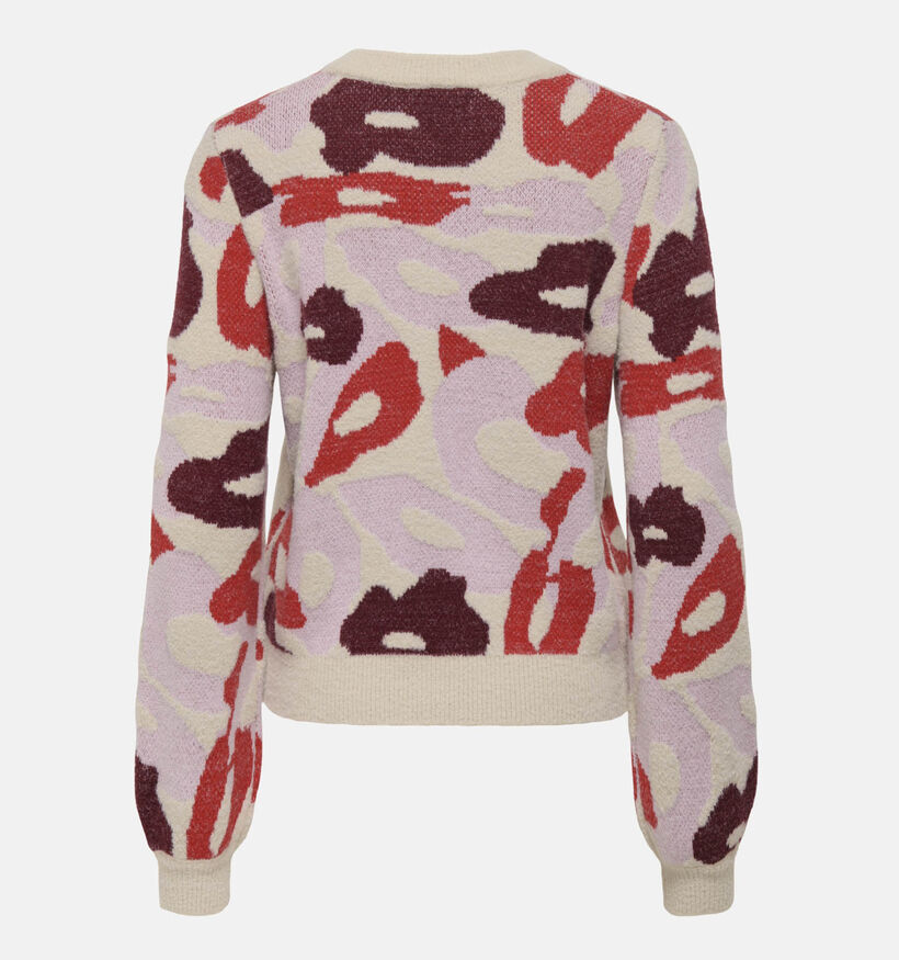 JDY Lorraine Flower Roze Trui voor dames (359857)