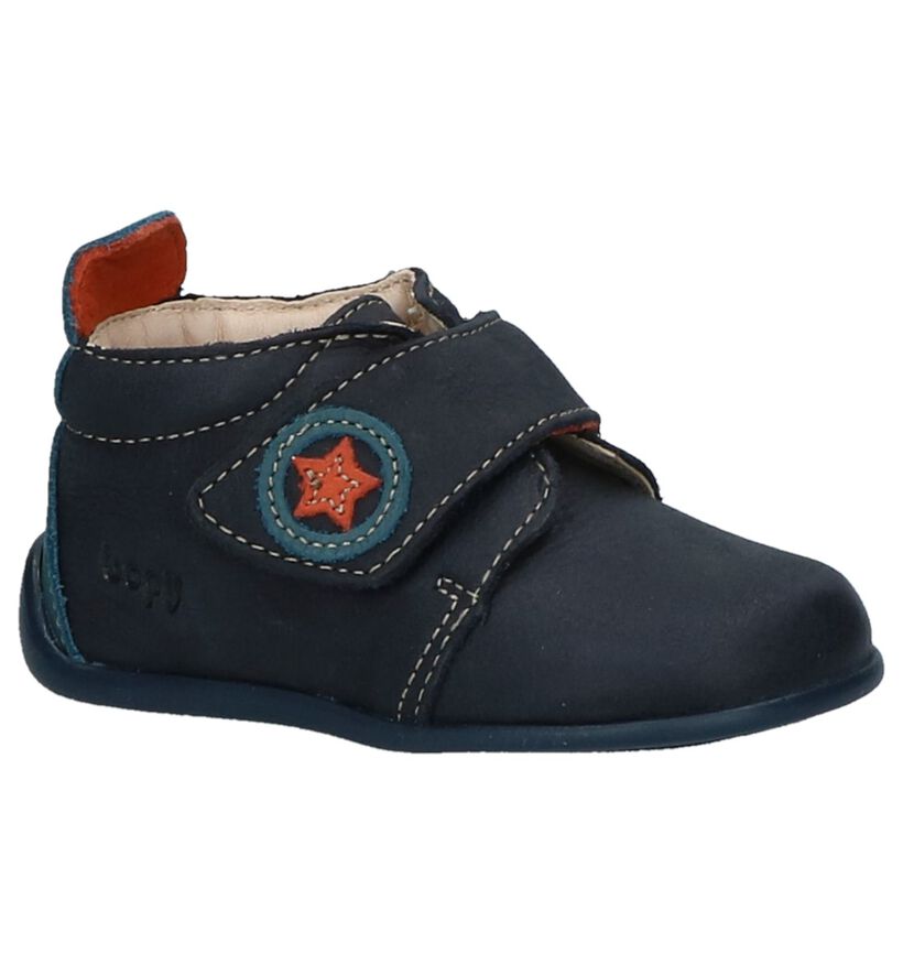 Bopy Pavelo Donkerblauwe Babyschoentjes in nubuck (224420)