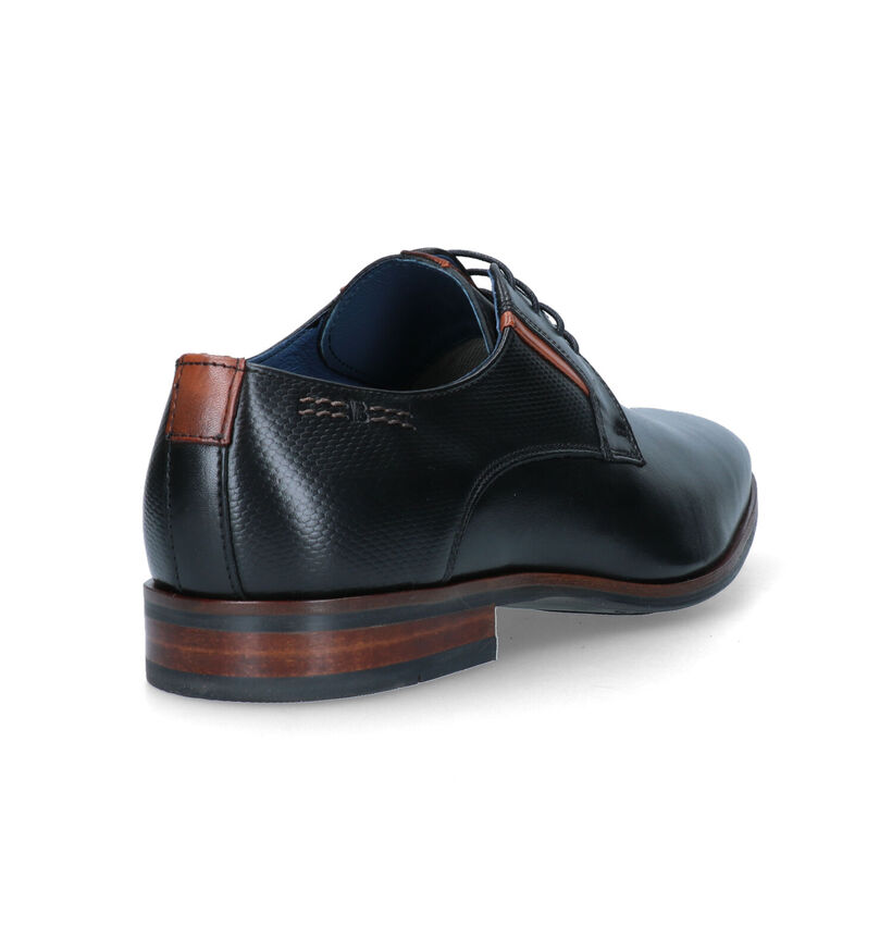 Berkelmans Sameiro Zwarte Geklede Schoenen voor heren (363828) - geschikt voor steunzolen
