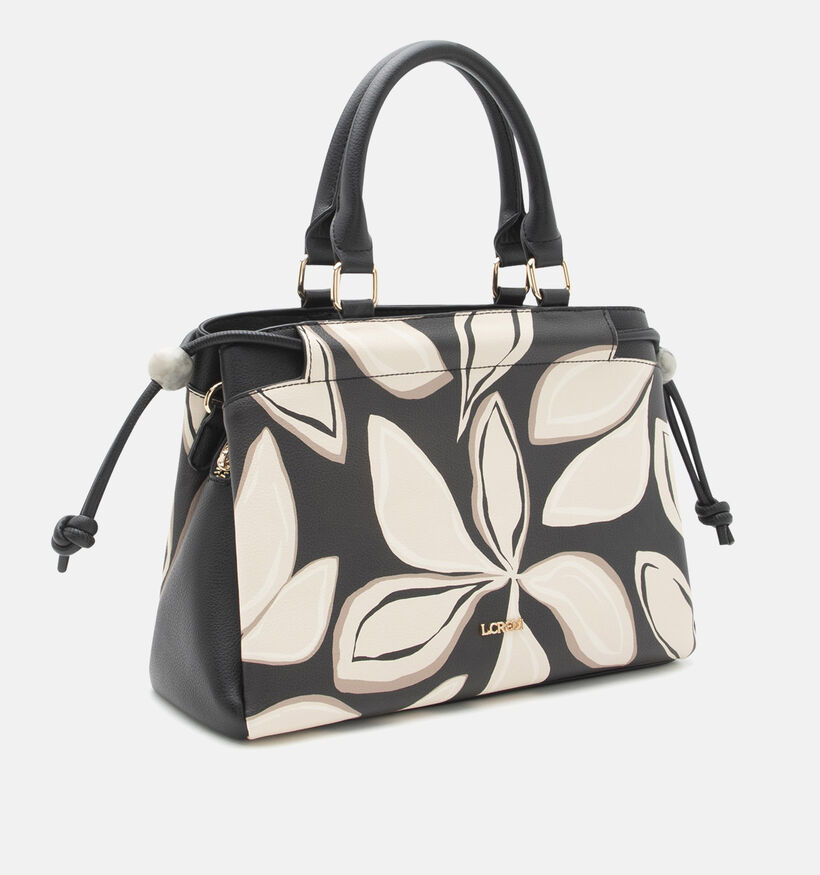 L.Credi Rabia Zwarte Handtas met Riem voor dames (370905)