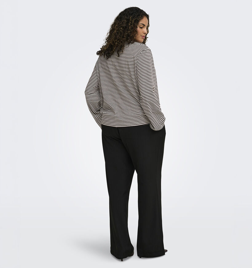 ONLY Carmakoma Freja Longsleeves en Marron pour femmes (381915)