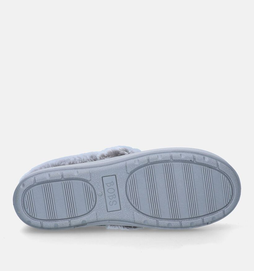 Skechers Bobs Too Cozy Paws Forever Pantoufles en Gris pour femmes (328080)