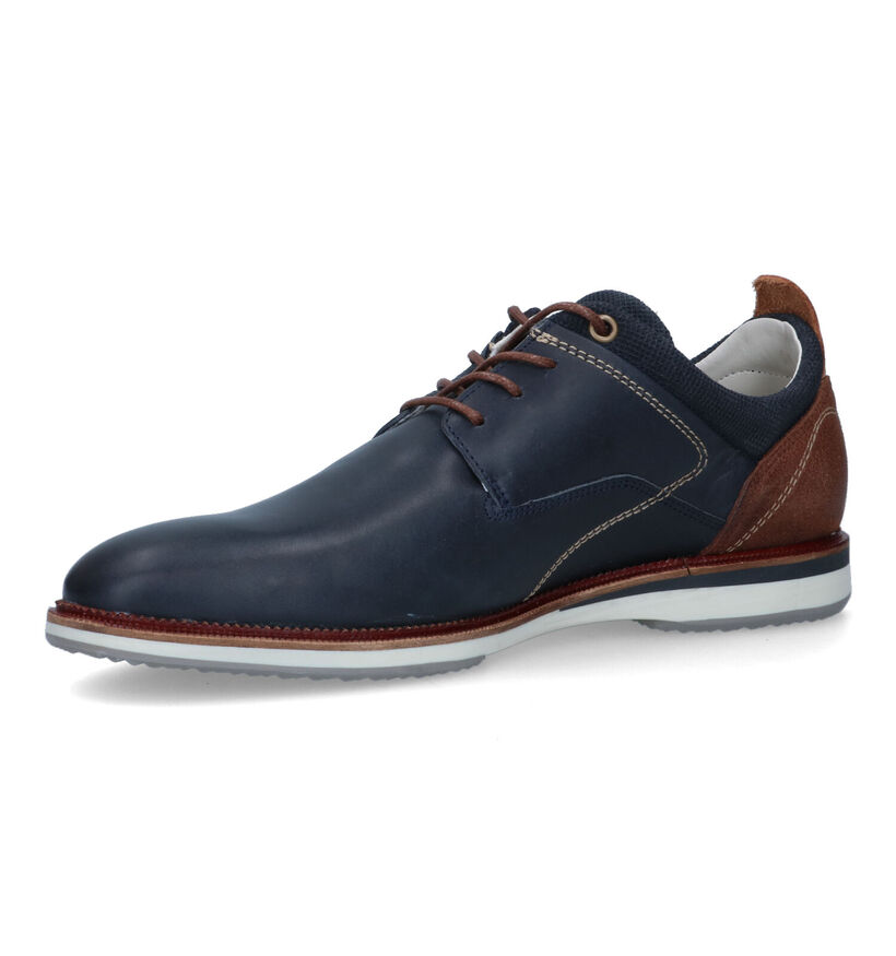 Bullboxer Chaussures à lacets en Bleu pour hommes (319441) - pour semelles orthopédiques