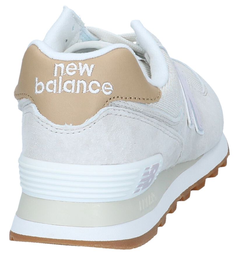 New Balance WL574 Roze Sneakers voor dames (301950) - geschikt voor steunzolen