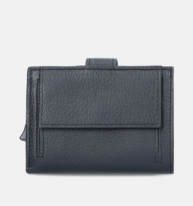 Crinkles Zwarte Overslagportemonnee voor dames (373860)