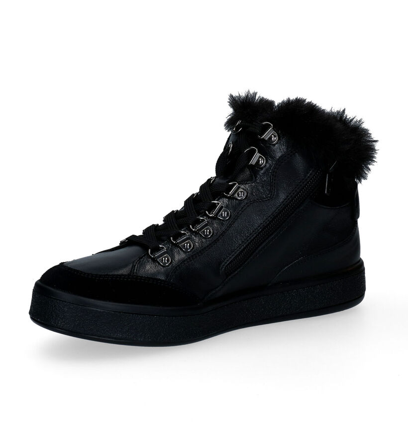 Geox Leelu Witte Hoge Sneakers in leer (298778)