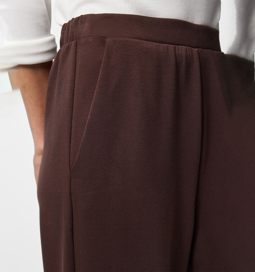 Pieces Michelle Donkerbruine Joggingbroek voor dames (378365)