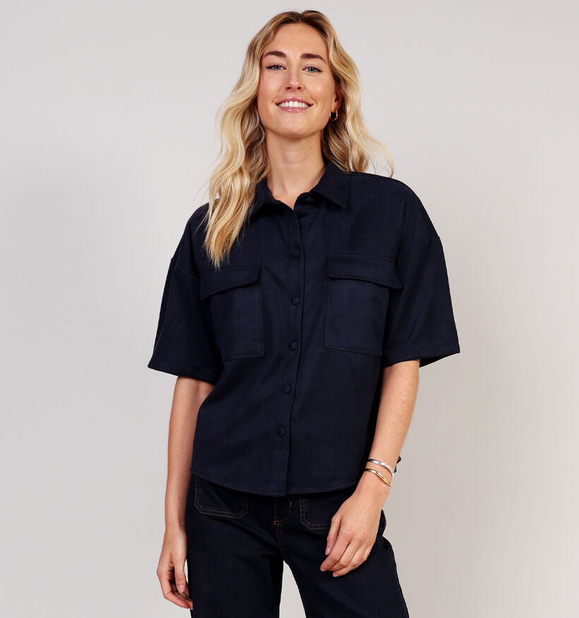 Vila Henna Donkerblauw Hemd voor dames (366139)