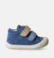 Naturino Corkel Suede Vl Blauwe Babyschoentjes voor meisjes, jongens (355497) - geschikt voor steunzolen