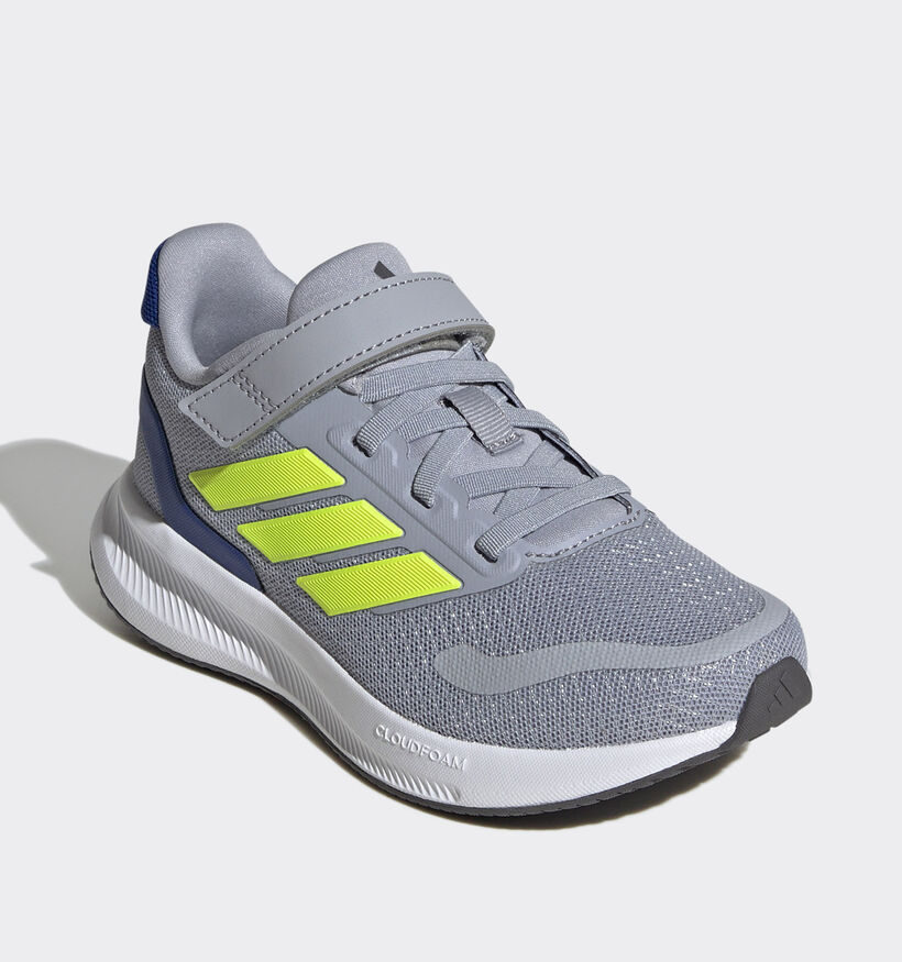 adidas Runfalcon 5 EL Grijze Sneakers voor meisjes, jongens (357842) - geschikt voor steunzolen