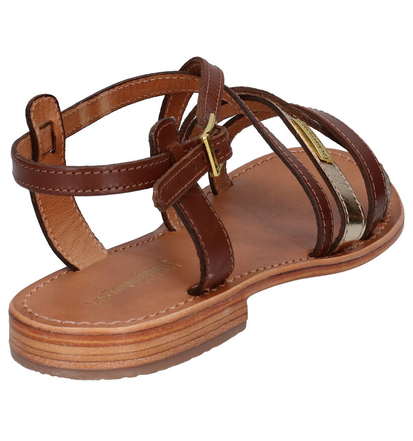 Les Tropeziennes Hapax Gouden Sandalen in leer (308574)