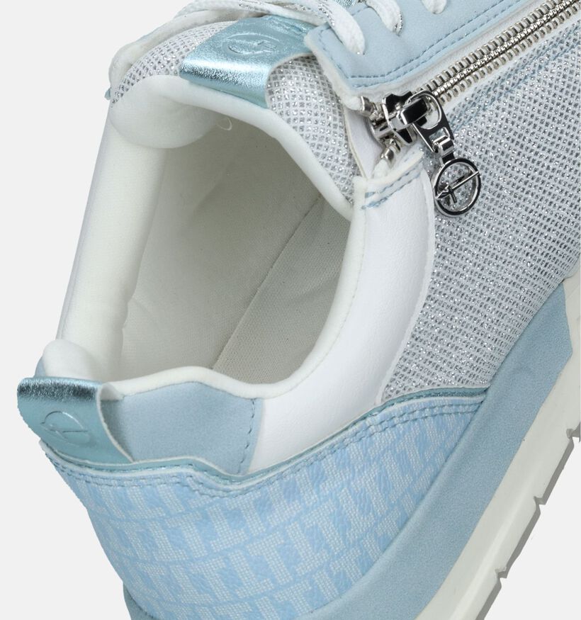 Tamaris Baskets casual en Bleu clair pour femmes (335947) - pour semelles orthopédiques