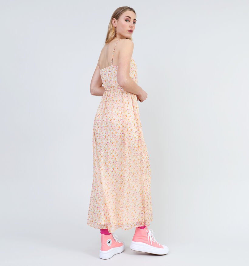 Vero Moda Smilla Ecru Gebloemde Jurk voor dames (327209)