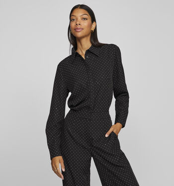 Chemise noir Vila Blouses Noir