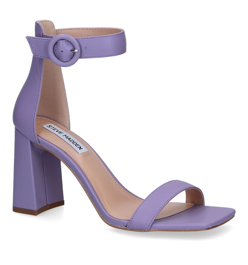 Steve Madden Riveting Sandales en Violet pour femmes (305353)