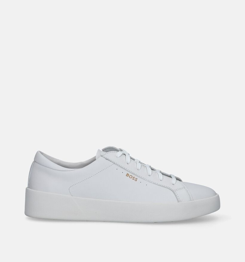 BOSS Belwar Tenn Chaussures avec lacets en Blanc pour hommes (343645) - pour semelles orthopédiques