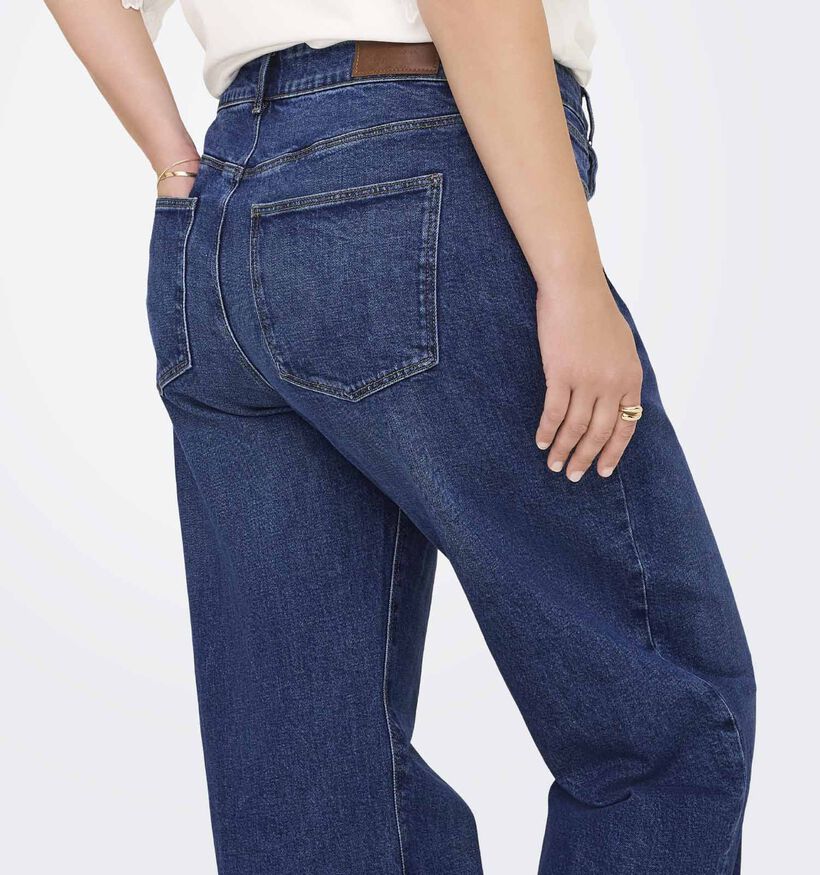 ONLY Carmakoma Caruicy Donkerblauwe Wide Leg Jeans voor dames (371842)