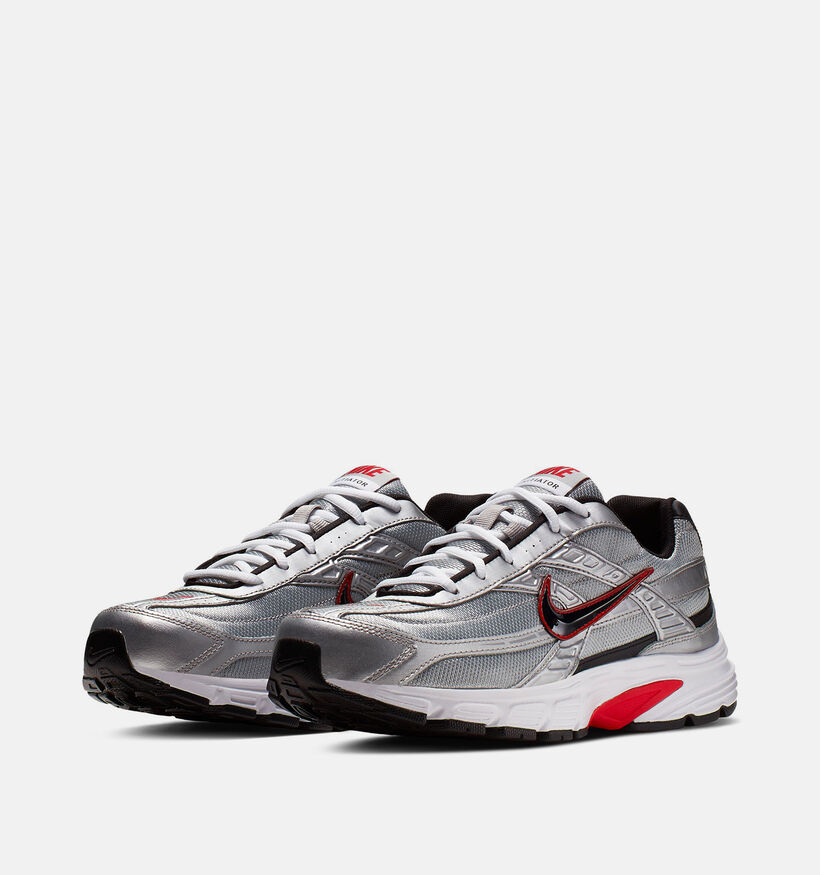 Nike Initiator Zilveren/Rode Sneakers voor heren (380407)