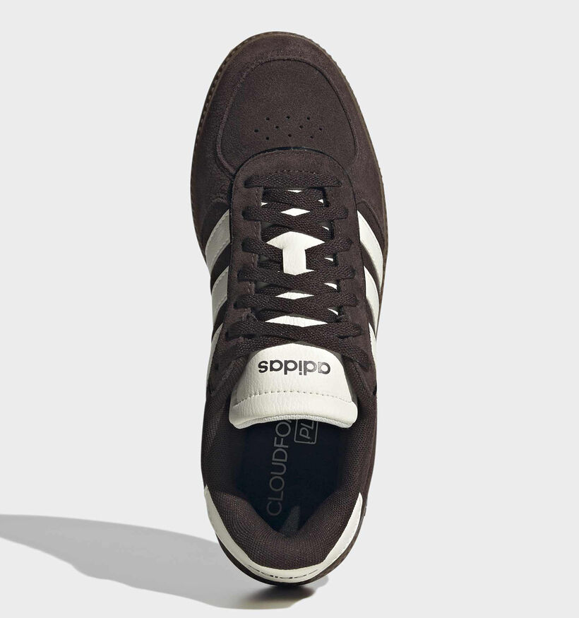 adidas Breaknet Sleek Donkerbruine Sneakers voor dames (375368)