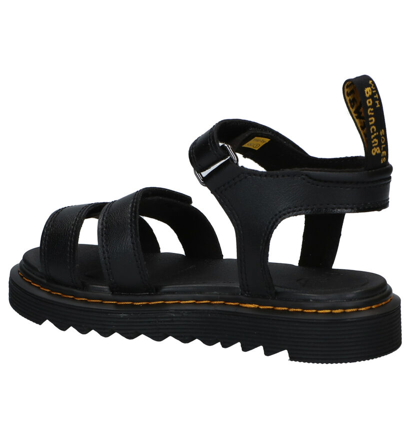 Dr. Martens Klaire Zwarte Sandalen in kunstleer (284589)