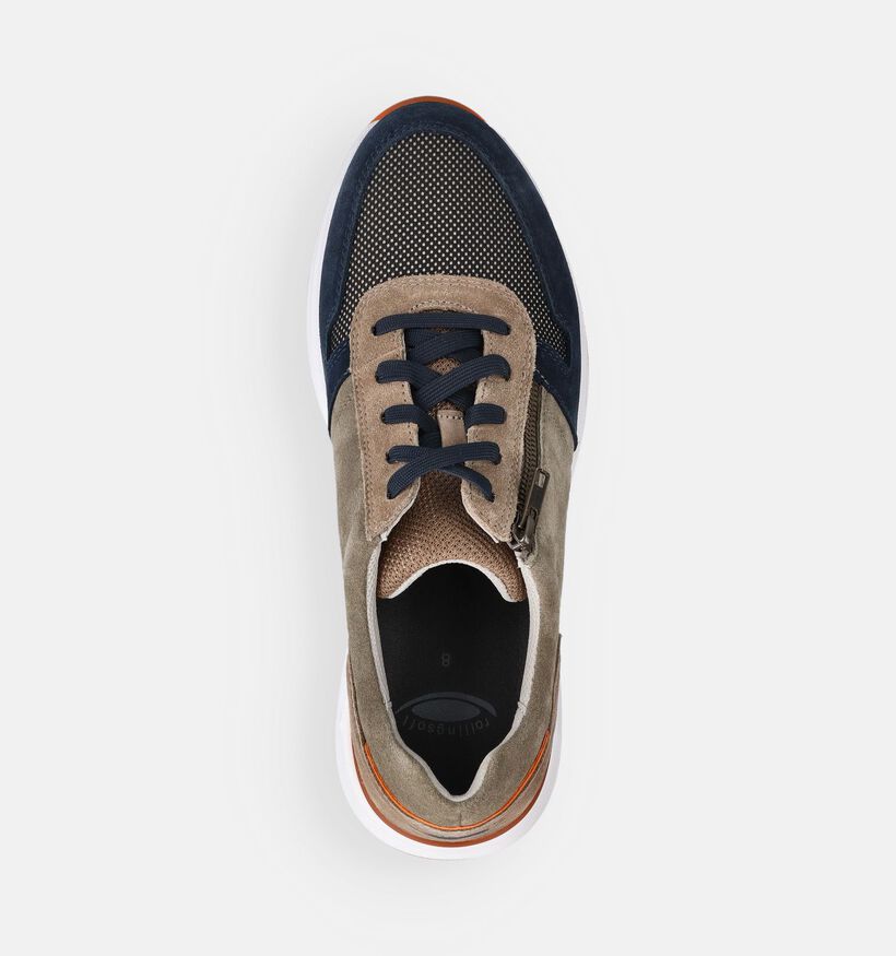 Pius Gabor Groene Lage Sneakers voor heren (370303) - geschikt voor steunzolen