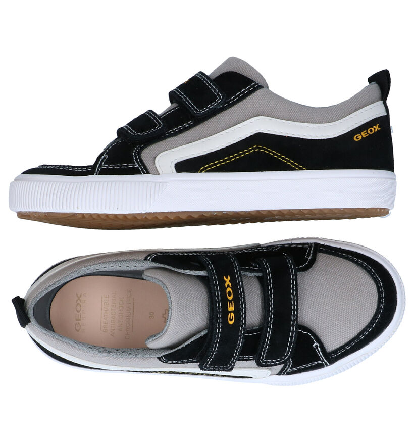 Geox Alonisso Chaussures à velcro en Noir en textile (287072)