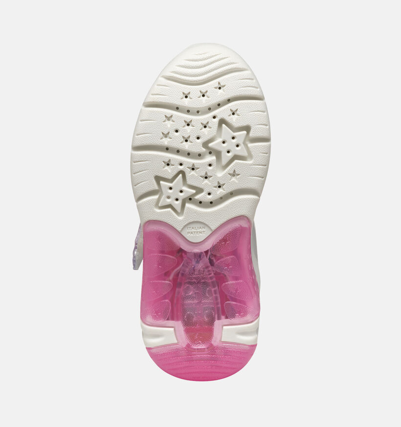 Geox Fadinlight Witte Sneakers voor meisjes (356427) - geschikt voor steunzolen