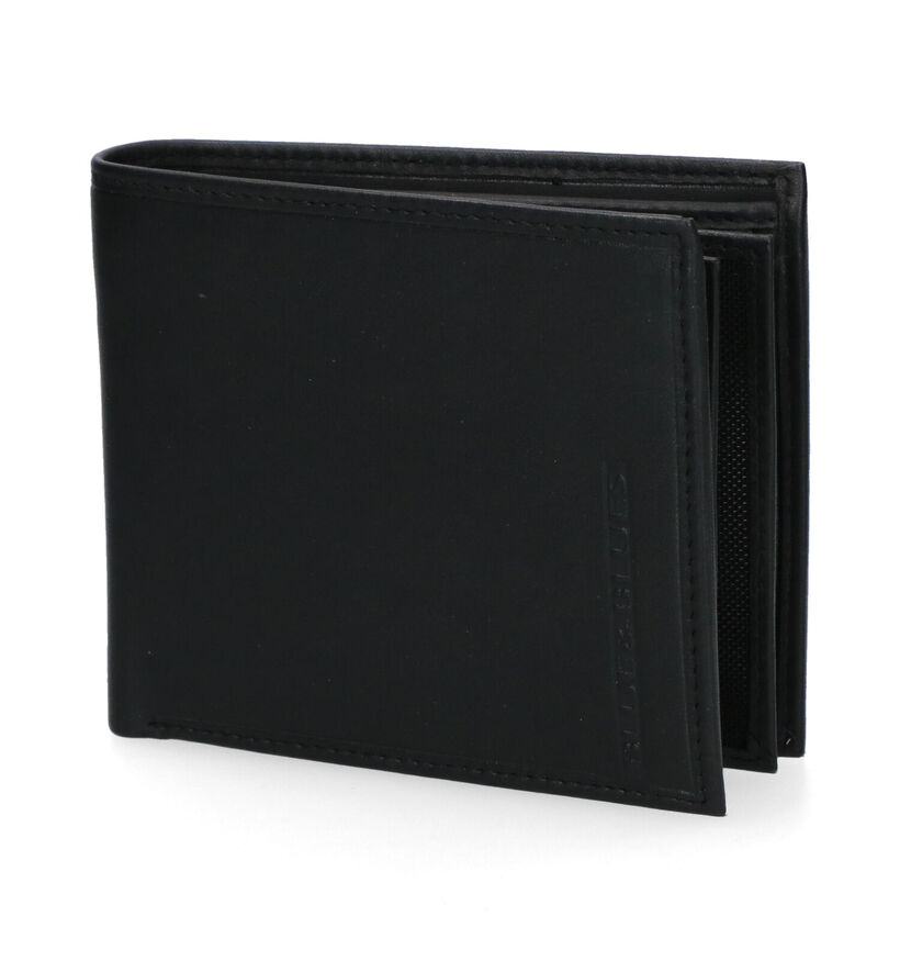 Euro-Leather Zwarte Portefeuille in leer (310411)