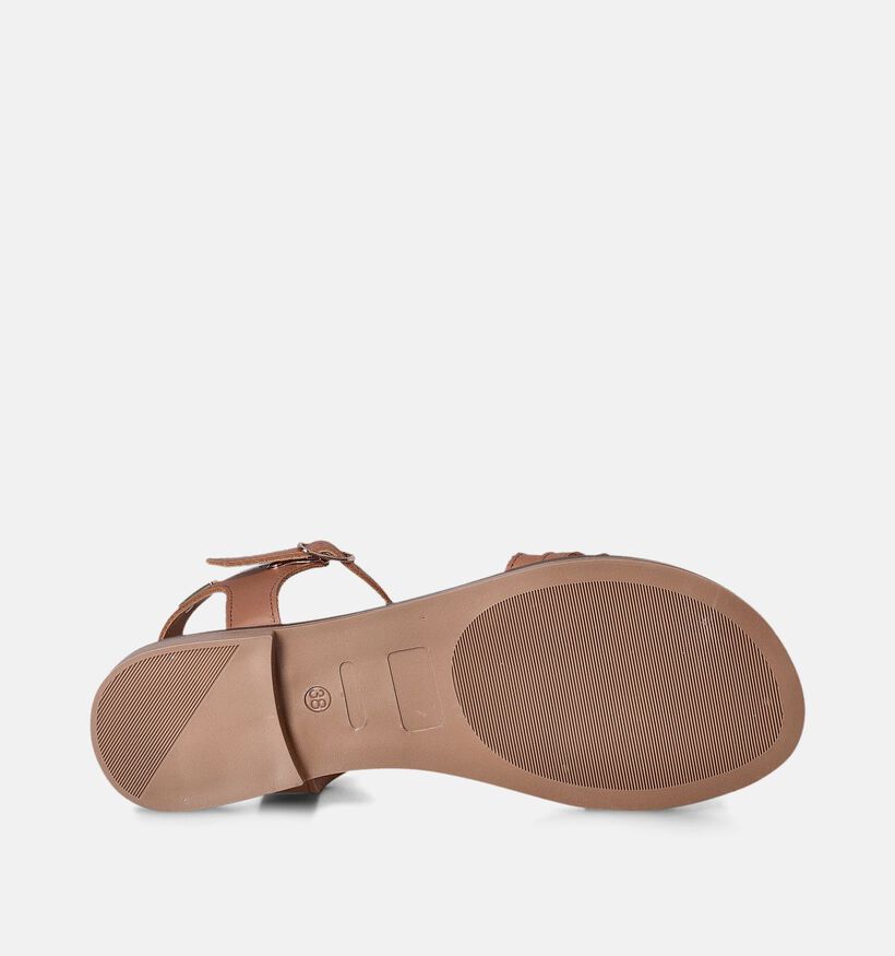 Scapa Sandales plates en Marron pour femmes (355472)