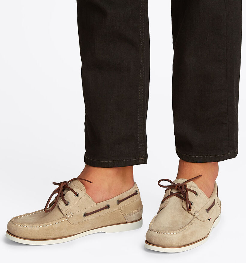 Tommy Hilfiger Boat Shoe Core Chaussure bateau en Beige pour hommes (352809)