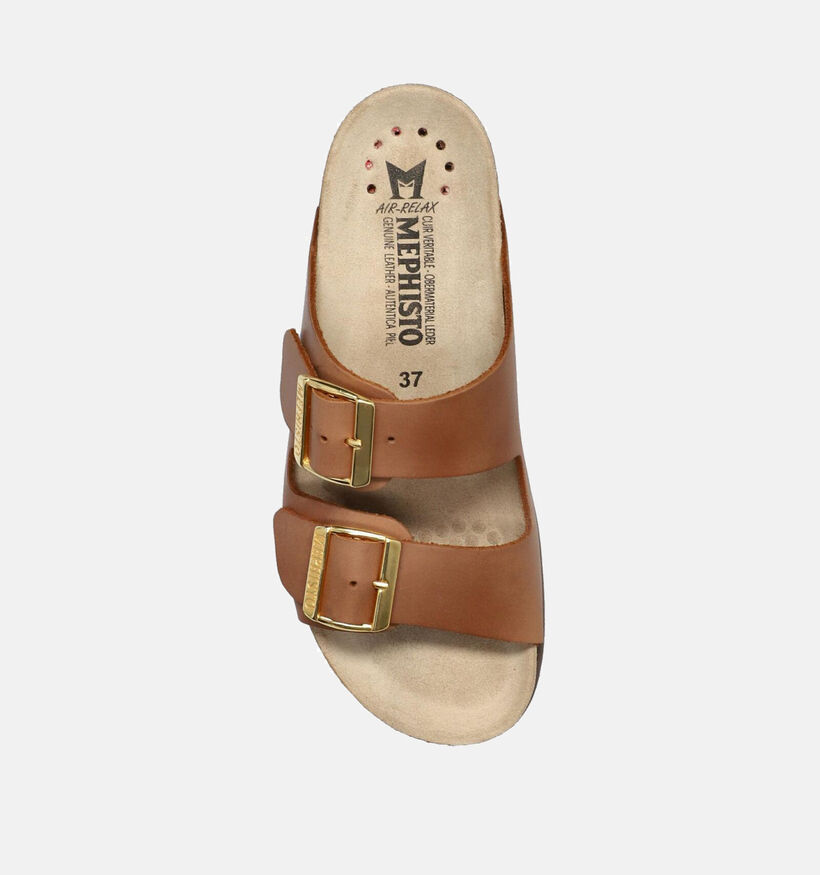 Mephisto Hester Nu-pieds en Cognac pour femmes (354266)