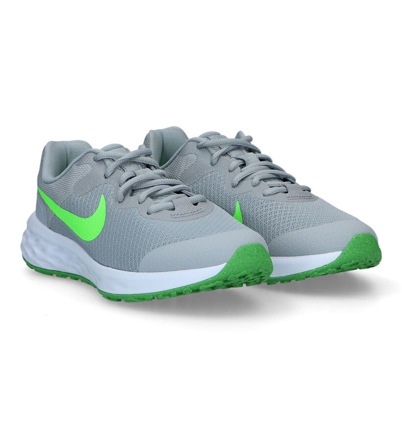 Nike Revolution 6 PS Grijze Sneakers voor meisjes, jongens (325377)