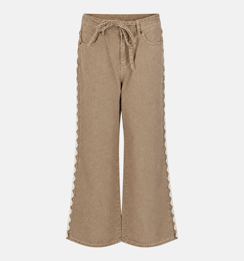 Desires Megan Bruine Wide Leg Jeans voor dames (376876)
