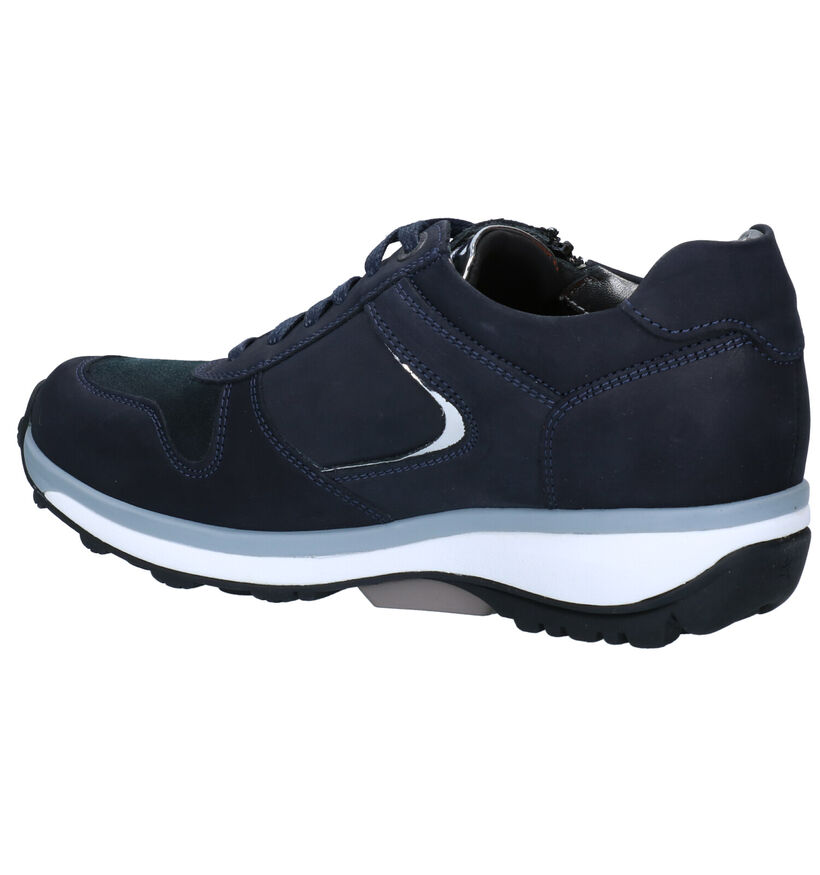 Xsensible Jersey GX Chaussures à Lacets en Bleu en nubuck (284946)