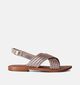 Atelier Tropezien Fannymesh Sandales plates en Or pour femmes (357724)