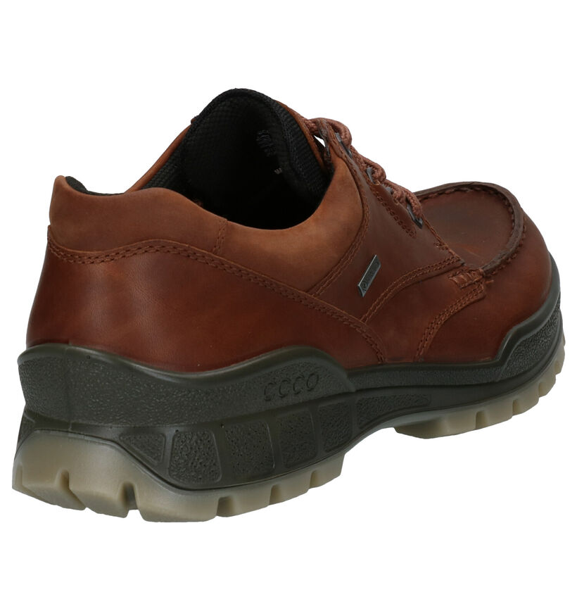 Ecco Track 25 Zwarte Veterschoenen in leer (295665)