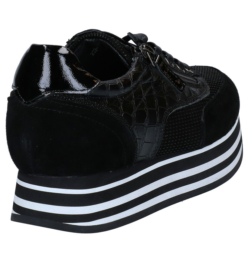 Nathan-Baume Chaussures à lacets en Noir en nubuck (283258)