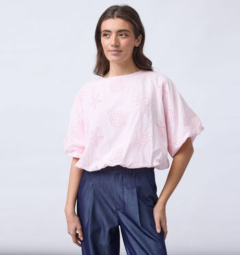 Sisters Point Blouses Blanc/Rose